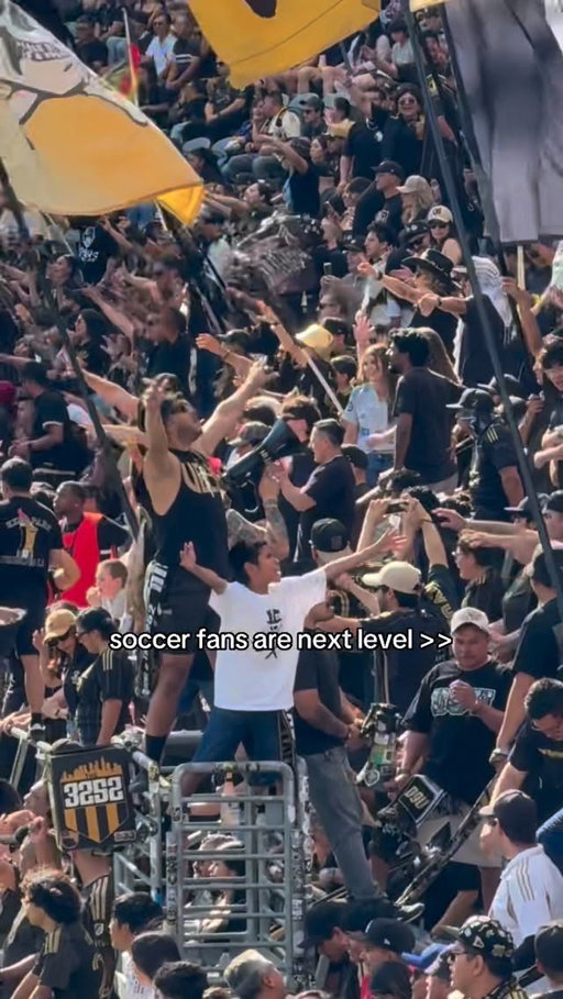 soccer fans are next level 😅