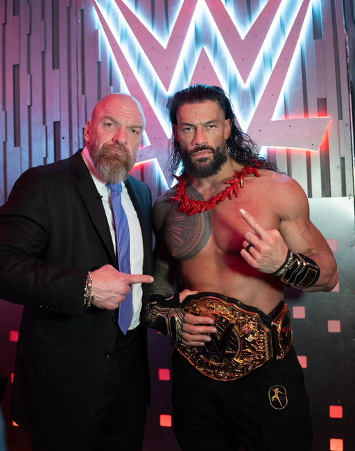 7 World Titles. 
11 WrestleMania Main Events. 
The OTC. #AcknowledgeHim