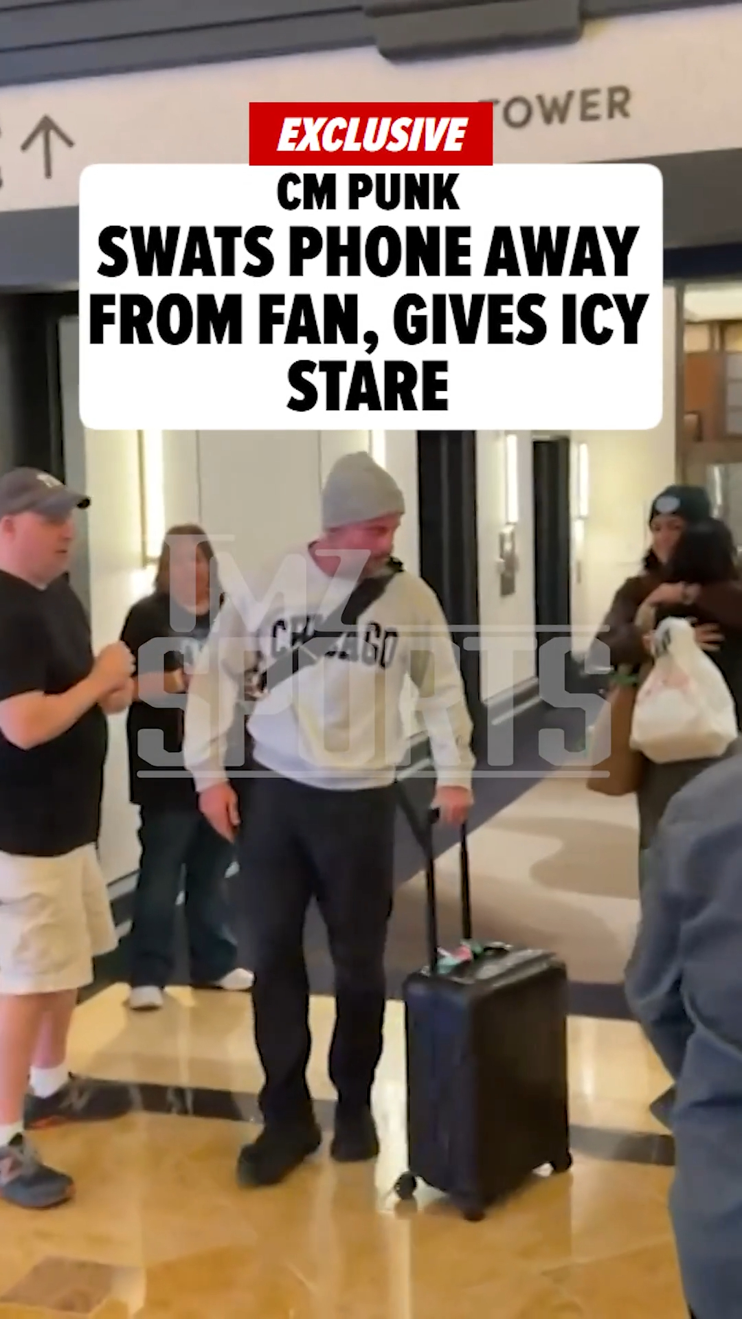 Safe to say CM Punk is no happy camper after going down in flames to Roman Reigns at WrestleMania 42, the WWE star got into an altercation with a fan, delivering a major smackdown to the man's phone! 📱💥

MORE AT LINK IN BIO 🎥