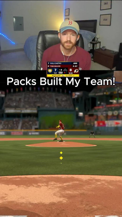 World Series Game Using Packs Only Team! PT 2 #mlb #mlbtheshow #mlbtheshow26 #playful #funny