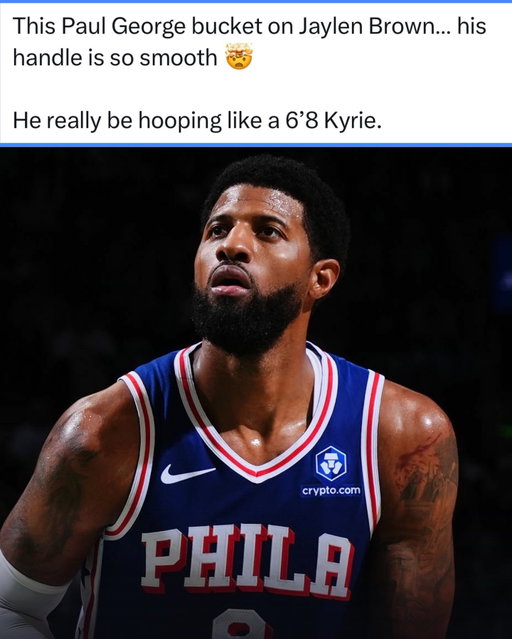 Paul George is one of the smoothest players we have ever seen… tween tween cross 🤯

That’s an elite defender he cooked on that possession.
