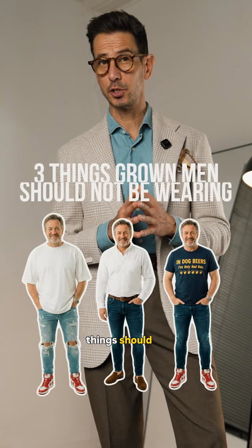 Are these the worst style mistakes grown men make? 

I see men making a lot of style mistakes these days, and it usually comes down to trying to look younger than they actually are. And as a 47 year old man myself I get it, we’re constantly trying to hold onto our youth. Unfortunately, our wardrobe is now how we do it. 

These three things are without a doubt the biggest style mistakes that keep grown men looking like badly dressed boys.

#fashionmistakes #menstyleguide #styletips