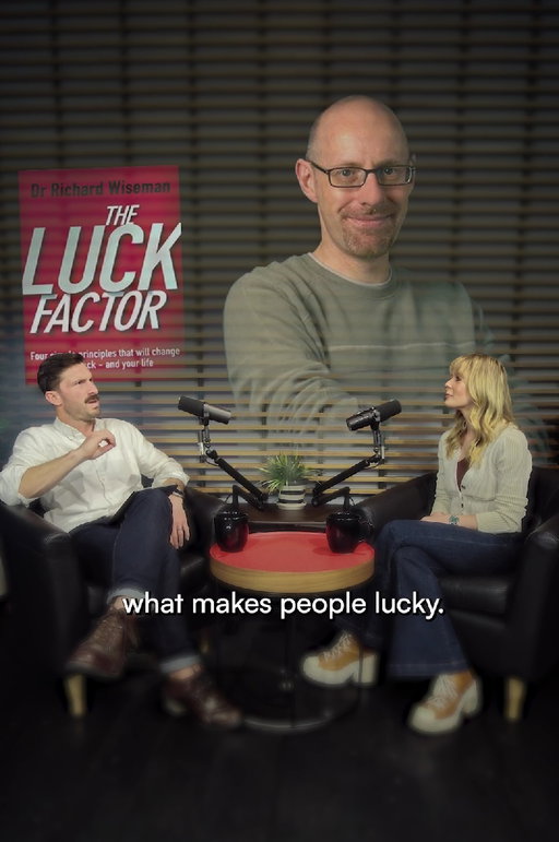 This study on luck is FASCINATING. 

Dr. Richard Wiseman spent a decade trying to understand luck. 

He took 200 people who called themselves objectively lucky and 200 who called themselves objectively unlucky. Gave both groups a simple task: count the photos in a newspaper. Get it right, win 500 pounds. Miss by one, win nothing.

Halfway through the paper: a half-page ad in big print. "The answer is 47. Tell your proctor now and collect your money."

Every single lucky person saw it. Almost none of the unlucky people did.

Lucky people aren't more talented or more resourced. They're focused but relaxed. Open to what's around them while they work. Not so fixated on the outcome that they miss what's in front of them.

Unlucky people (who consider themselves unlucky) try so hard to do the right thing and then miss the answer sitting in plain sight.

The lesson: if you believe the world is conspiring in your favor, then it actually will. You just have to keep your eyes open long enough to see it.

BTW - this clip came from my recent “Don’t Be a Jerk” episode with @briannekimmel ! Listen everywhere you get your podcasts. 💌