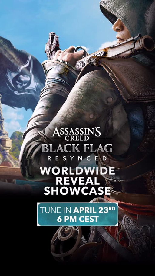 We know you know, but how about we tell you some more now? Tune in for Assassin’s Creed Black Flag Resynced’s Worldwide Reveal Showcase on April 23rd at 4PM UTC - 6PM CEST - 9AM PDT. Link in Bio!
