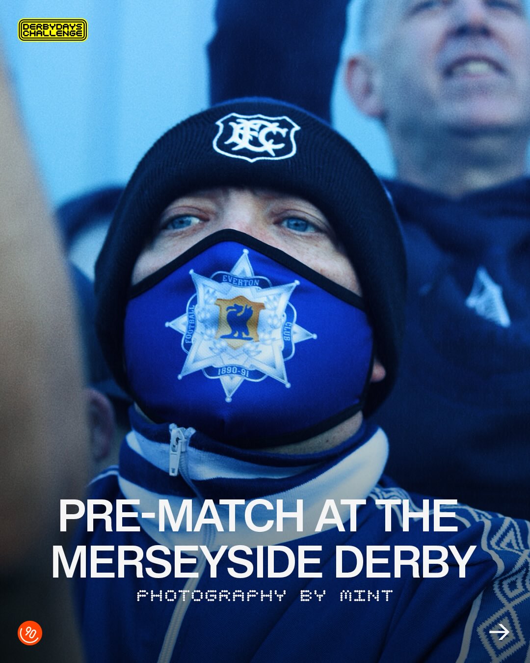 With over 130 years of history in the books, the Merseyside derby took to a new stage this weekend. Before kick-off, @mintisculture was amongst the scenes and the blue smoke in the build-up, capturing a city divided for 90 minutes and more.

Episode 16 of the Derby Days Challenge is coming soon. You know the deal.