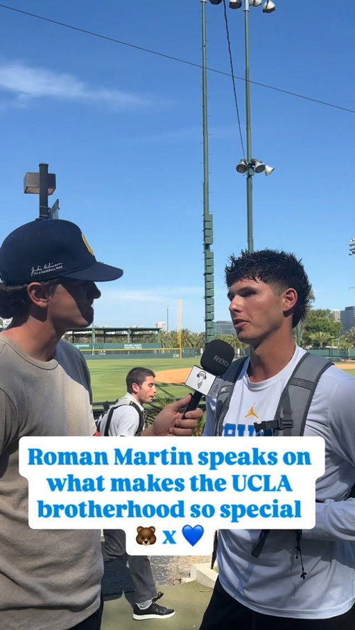 The stars in Westwood are just that b/c of the brotherhood they have formed!

“These guys will be my best friends for the rest of my life. We do everything together” 

Roman Martin talks about this special Junior class & how much fun it is to play everyday with @uclabruinsbaseball