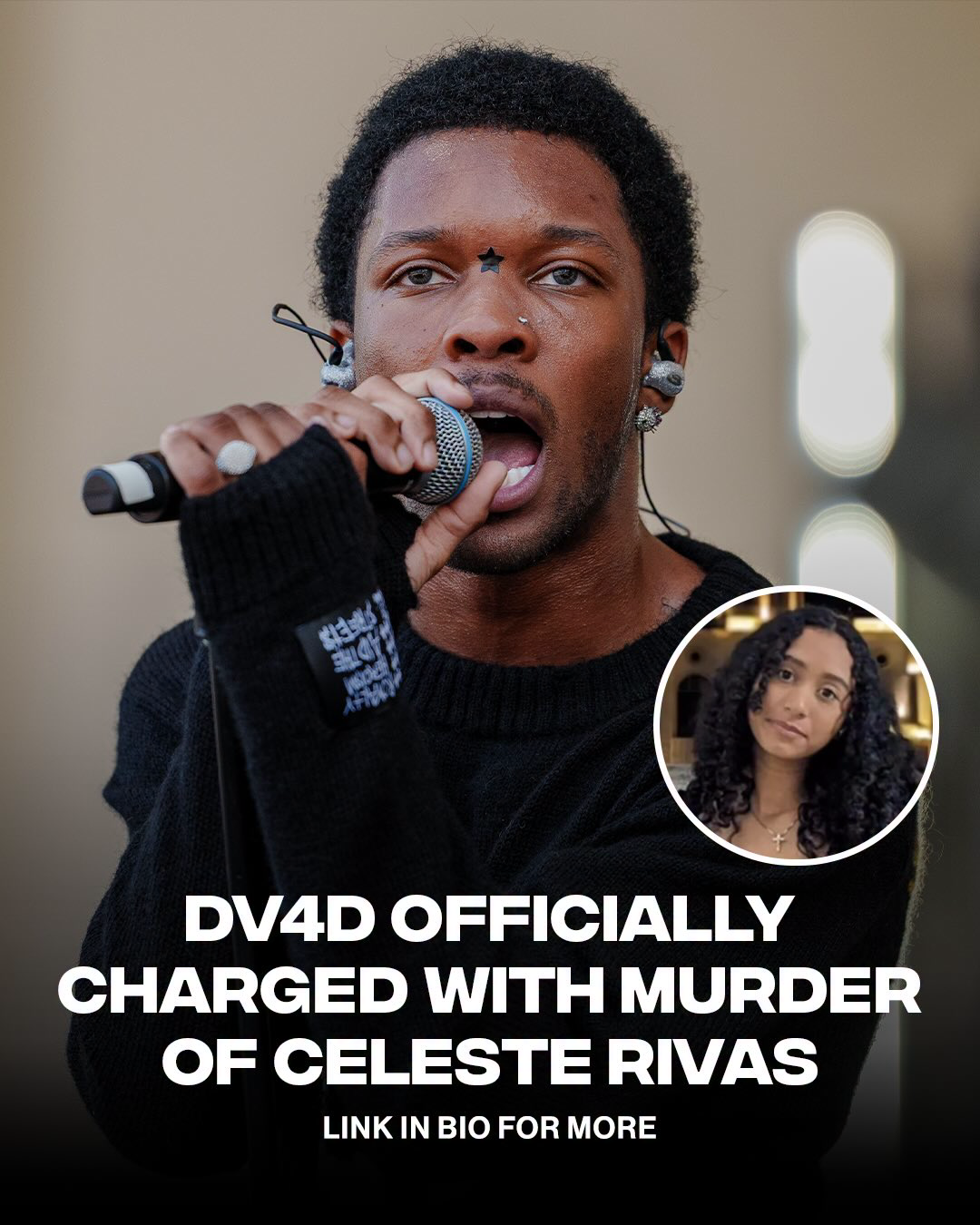 D4vd has officially been charged with murder, seven months after the body of 14-year-old Celeste Rivas was found in his car.

Charges against the singer, real name David Burke, had been expected following his arrest last week. They were announced on Monday (Apr. 20) at a joint press conference held by Los Angeles County District Attorney Nathan Hochman and LAPD Chief Jim McDonnell.

The most serious charge against Burke is first degree murder with special circumstances. Those special circumstances mean that the maximum sentence is life in prison without the possibility of parole or the death penalty, Hochman explained. The decision on whether to try for the death penalty will be made “at a later date.”

Burke was arrested last Thursday and held without bail. His attorneys and parents have proclaimed his innocence.

LINK IN @complexmusic BIO for full details 🔗

(📸 Slide 1/3/5: @gettyimages)
(📸 Slide 2/4: @tmz_tv)