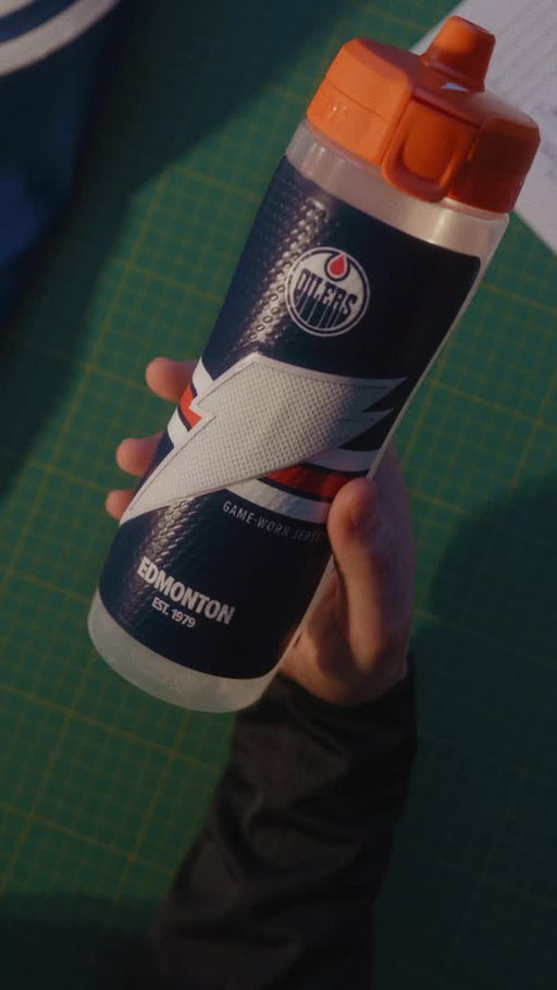 Real Jersey. Real Sweat. Limited Edition Oilers Jersey Bottles. Dropping soon. #IsItInYou