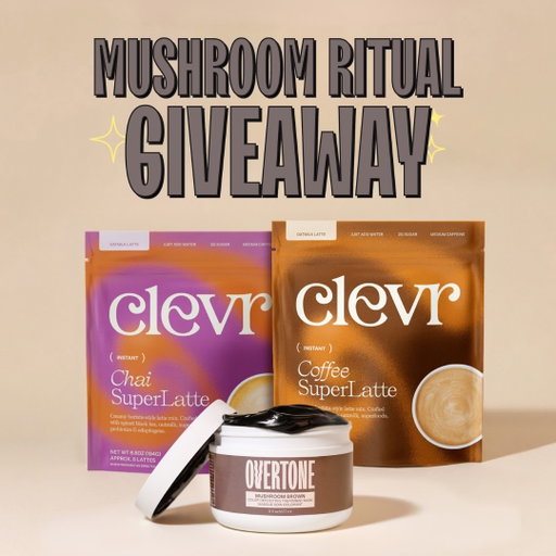 🤎 THE MUSHROOM RITUAL GIVEAWAY 🤎

This Earth Week, Overtone and Clevr are partnering up for a giveaway that celebrates hair color that cares, lattes that do more, better ingredients, thoughtful sourcing, and rituals that feel as good as they look 🫶

Three lucky winners will win:
✨ Overtone Mushroom Brown Mask and hair color starter kit
✨ Clevr Blends Chai + Coffee SuperLattes, plus accessories

Here’s how to enter:
✨ Like this post
✨ Follow @overtonecolor and @clevrblends
✨ Tag a friend
✨ Head to the link in our bios to finish your entry

Must be 18+ and US only. Giveaway ends 4/27/26. Good luck!