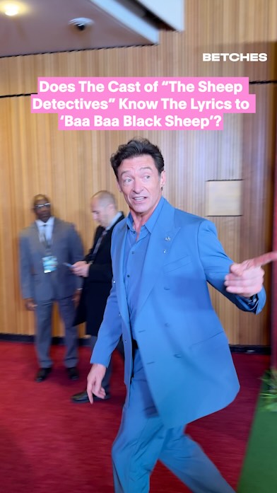 Of course Hugh Jackman knows the classics! We hit the red carpet for the premiere of “The Sheep Detectives” to test if the stars of the new film could remember this childhood classic 💖

@thesheepdetectives @nicholasbraun @chrisodowd @thehughjackman @veronicastern