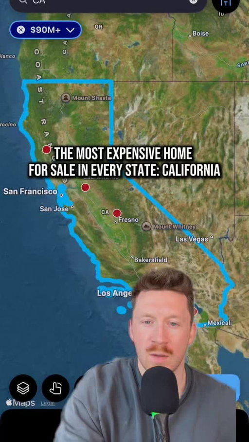California’s most expensive home for sale 

I do not own any of these photos shown, nor do I have any relationship or agreement with the listing agent or seller (unless stated) I simply make videos on homes I find interesting and cool for the sake of reporting. If you’d like me to tag you or take down any post for any reason I have no problem doing so. thank you :) 

#mansions #house #homedecor #realestate #mansion