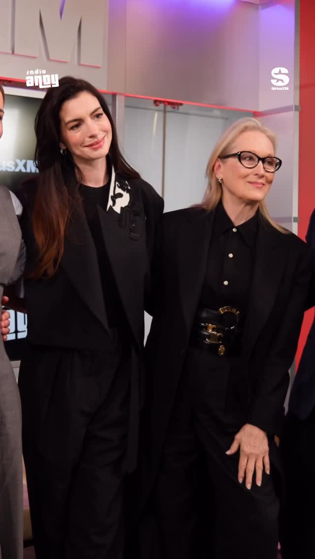 The SiriusXM office transformed into the halls of ‘Runway’ for ‘The Devil Wears Prada 2,’ with the iconic cast, designs from @fitnyc students, and @radioandyinsta ❤️