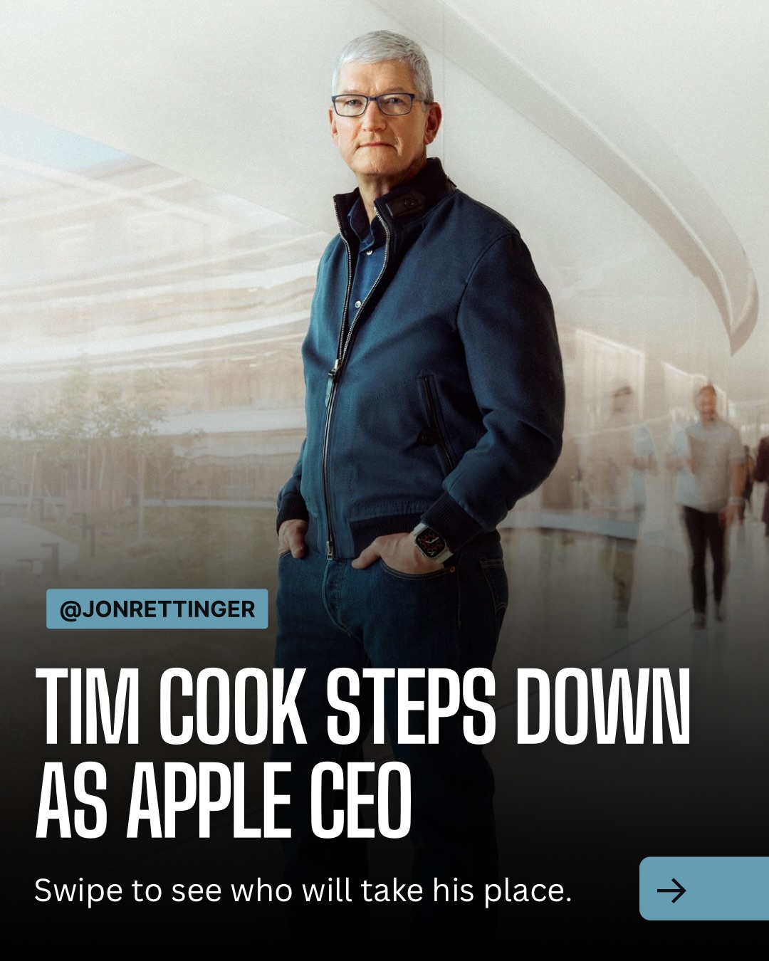 It’s officially the end of an era as Tim Cook steps down as CEO of Apple. The man who took the reins from Steve Jobs hands them to John Ternus, current senior vice president of Hardware Engineering. Ternus will take over as CEO effective September 1st, 2026. Cook however, will remain involved as Chairman of Apple’s board of directors. Apple keynotes will never be the same… 

What do you think about this leadership change? Do you think this was the right move for Apple?

#applenews #timcook #johnternus #appleceo #apple