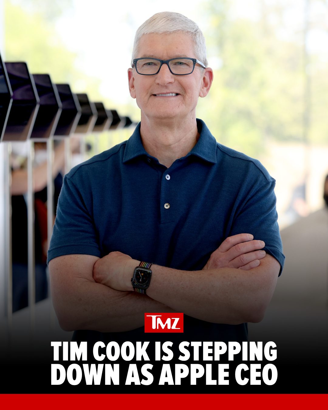 🚨 It's the end of an Apple era—the company announced Monday that Tim Cook will be stepping down as CEO.

SVP of Hardware Engineering John Ternus will be stepping into Tim's shoes as CEO starting in September.

MORE AT LINK IN BIO 🔗