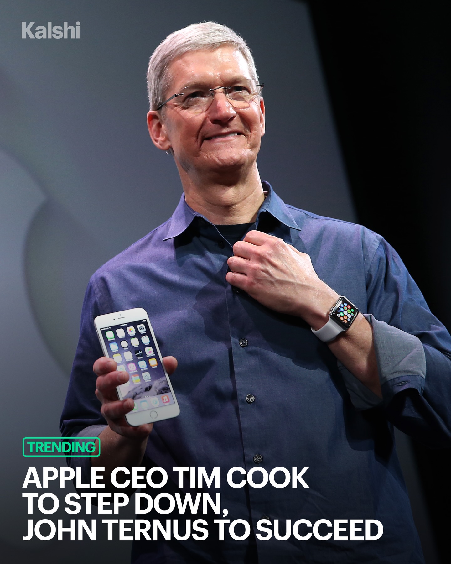 Tim Cook will step down as Apple CEO on September 1, 2026, after 15 years leading the company through major growth and innovation.

John Ternus is set to take over, marking one of the biggest leadership transitions in Apple’s recent history.