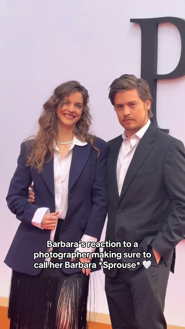It’s Mrs. Sprouse! 😌 Dylan Sprouse & Barbara Palvin (Sprouse) stun together at ‘The Devil Wears Prada 2’ premiere in NYC. 

Video: @graciefarquhar/Bustle