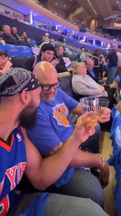 Took my Pops to Game 1 of the playoffs #ad, watched the Knicks easily get the W… moments like this you canʼt script. @1800tequila yʼall blessed us, seats were perfect! @newyorknico youʼre up tonight…