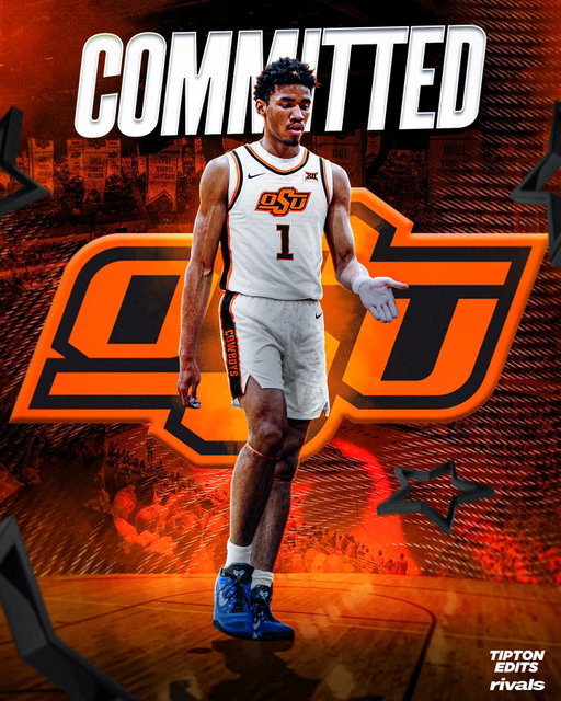 NEWS: 4⭐️ Anthony Felesi, a top-40 overall recruit in the 2026 class, has committed to Oklahoma State, he told @Rivals.IG 🤠

The 6-5 wing and former Pitt signee led the EYBL Scholastic in scoring this season, averaging 21.6 PPG. 

📸: @aau_queensland / 🎥: @utahprepmbb