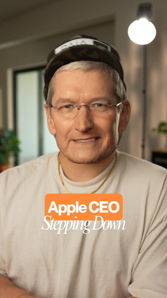 Tim Cook is stepping down as CEO of Apple and John Ternus will be the new CEO of Apple on September 1st. #tech #apple #imparkerburton #timcook #johnternus