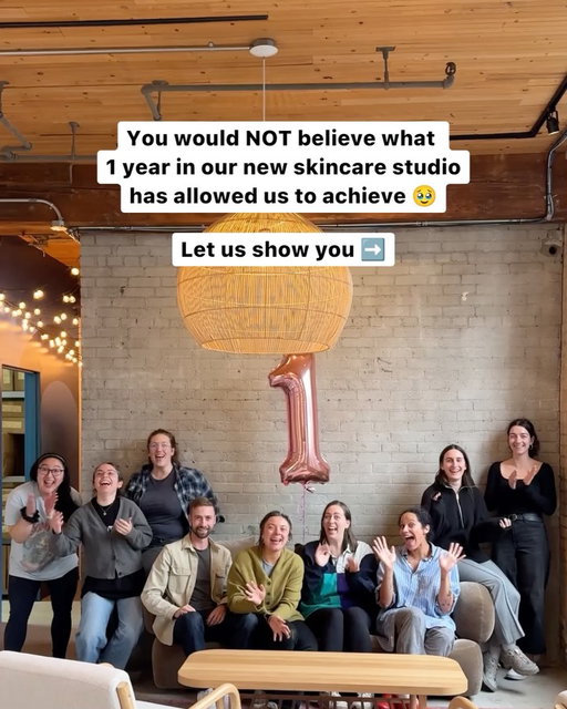 We’ve officially been in our new skincare studio for one whole year… and what a year it’s been 🎉 

With more space came more growth, including our biggest shipment to date, more products than we thought possible, and a team that’s continued to grow alongside us. Behind the scenes, we’ve been evolving our equipment to improve how we make every formula you know and love. And the morning light? Still not over it.

None of this would be possible without YOU so thank you for your support, your trust, and for standing with us. We’re so grateful for everything this space has allowed us to build and we can’t wait to see what’s to come in year two 😍