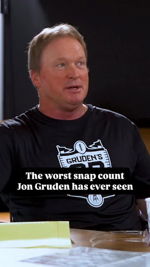 EVERYONE PLEASE STOP CLAPPING! FOR COACH GRUDEN’S SAKE!