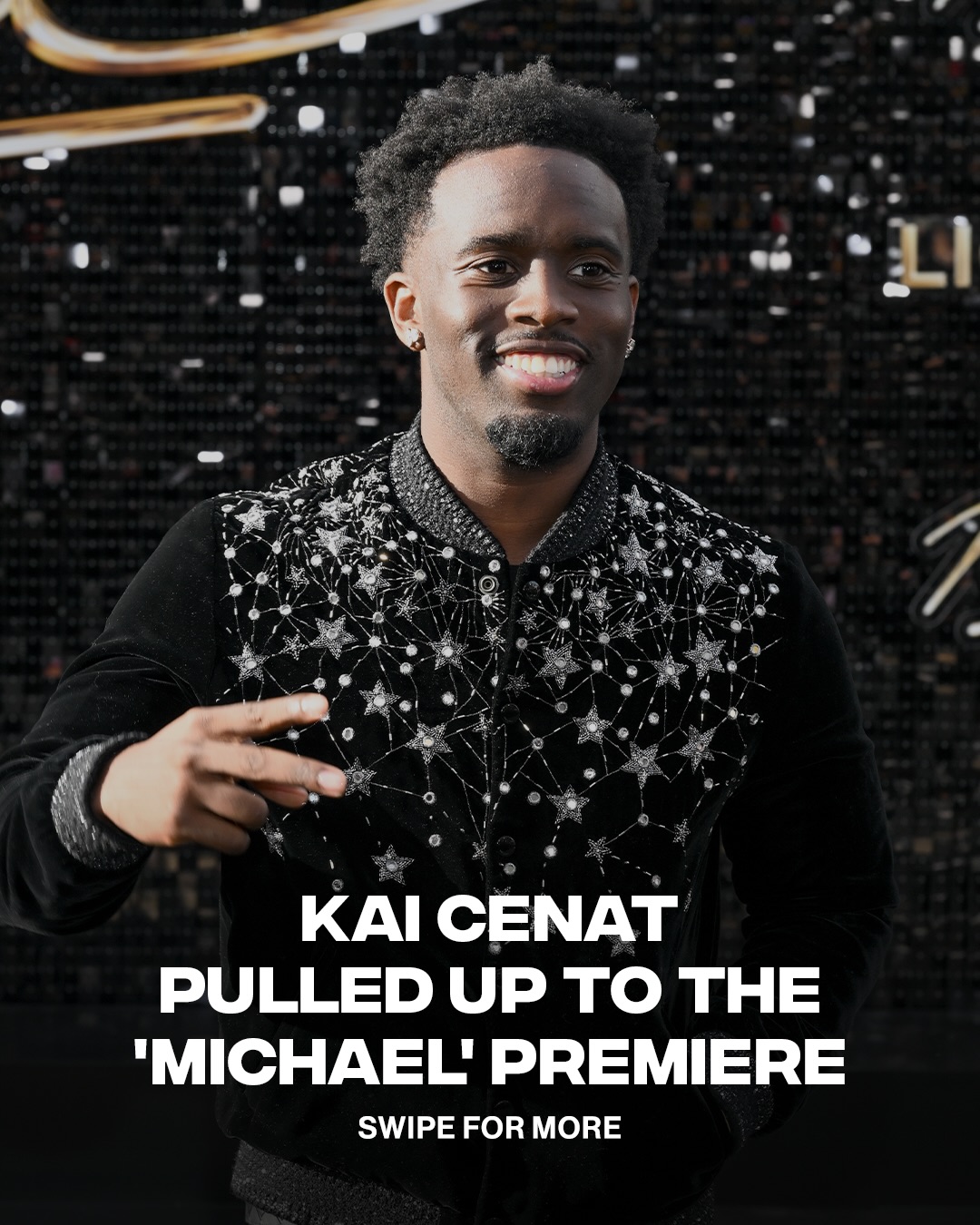 Kai Cenat was on the scene in LA for the premiere of ‘MICHAEL’ 🪩

[📸: Getty]