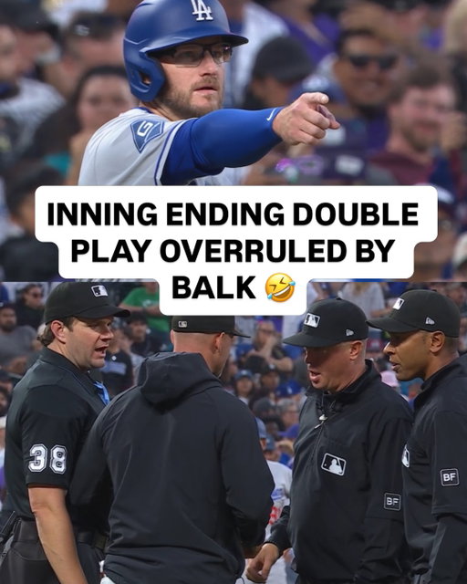 On what should have ended the inning, Jose Quintana is called for a balk and the Dodgers score a run 🤣