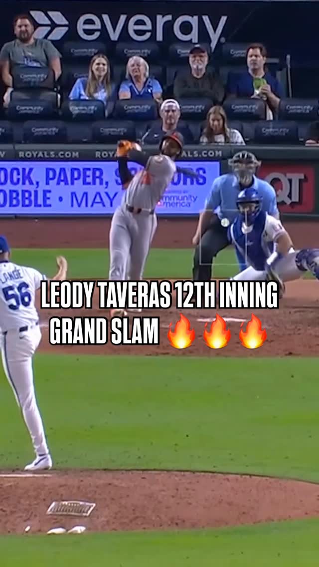 LEODY TAVERAS CLUTCH GRAND SLAM IN KC!