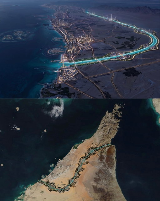 Dubai-based architecture firm @znera.space has imagined a new "strategic waterway" for the United Arab Emirates that would circumvent the Strait of Hormuz. 

According to Znera, the 'Strait of Union' maritime corridor would form a "national spine" enabling trade resilience, economic diversification and the emergence of new urban areas along its path. 

Commenting on its concept, Znera said: "In an increasingly complex global landscape, the question is no longer just about growth, but about control, continuity, and long-term positioning. At ZNERA, we believe design has a role to play at this scale – contributing to conversations that shape not just cities, but the future direction of nations."

📷 Znera

#architecturelovers #construction #infrastructure #TheB1M #engineering