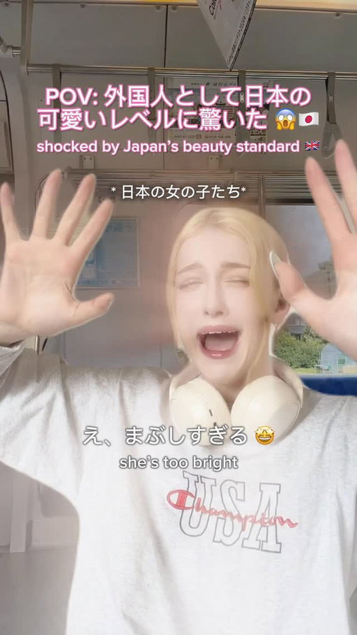 日本の美のレベルの高さにびっくりした😳🇯🇵🇬🇧 
みんな本当に可愛いのに、自分では気づいてないのかなって思った 💗🥲