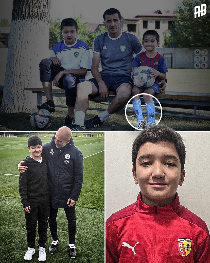 This is class… Abdurahim Khusanov, the younger brother of Abdukodir Khusanov, visited Man City’s training ground yesterday after attending their game vs Arsenal on Sunday 👀

At the start of 2025 Abdurahim started up with RC Lens’ youth academy after Abdukodir left them for City but unlike his brother, he is a striker.

Had to bring back the picture of the Khusanov brothers with their dad… Abdurahim even had City socks on 🤯

Pep’s already trying to scout his Haaland replacement 🤣🇺🇿
