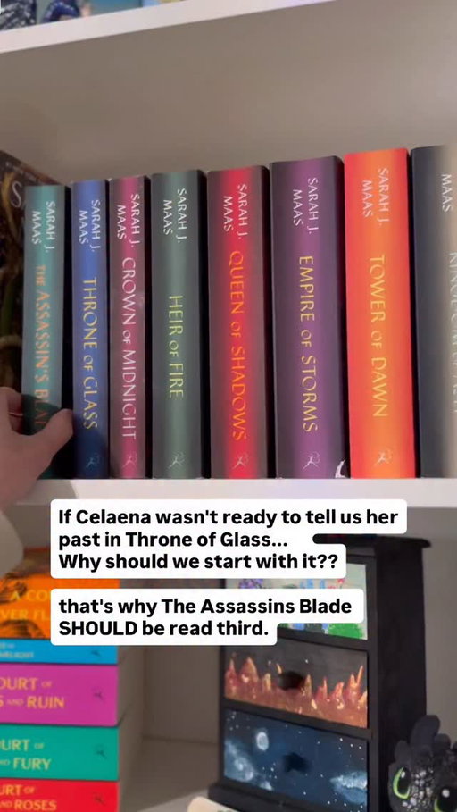 ya so, this is all the reasoning you need. BUT ALSO, bc the queen, COUGH COUGH SJM HERSELF, states it should be read 3rd on her website. 🙂‍↕️🫡
PUBLICATION ORDER >>

#throneofglass #tog #fantasybooks
#bookrecommendations #throngofglassreadingorder