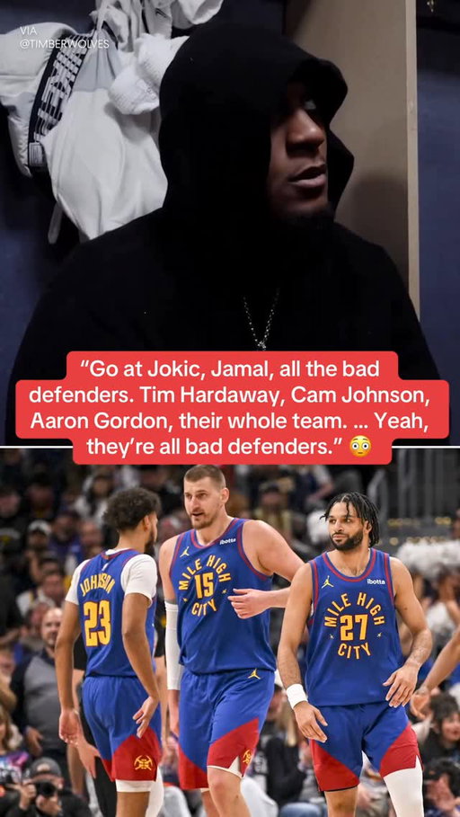 Jaden McDaniels really called out Denver’s entire team 😅

(via @timberwolves) 

#nba #basketball #nbaplayoffs
