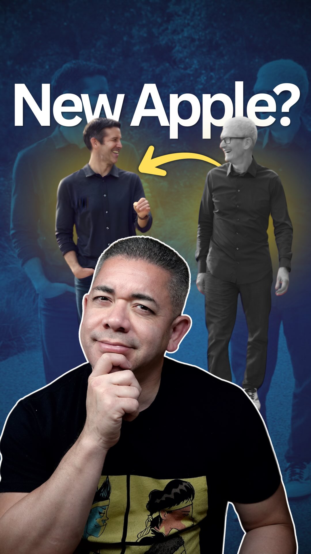 What do you think of Apple’s recent announcement of Tim Cook stepping down and naming John Ternus as the company’s new CEO? Are you as excited as I am? #fyp #apple #timcook #johnternus #newapple