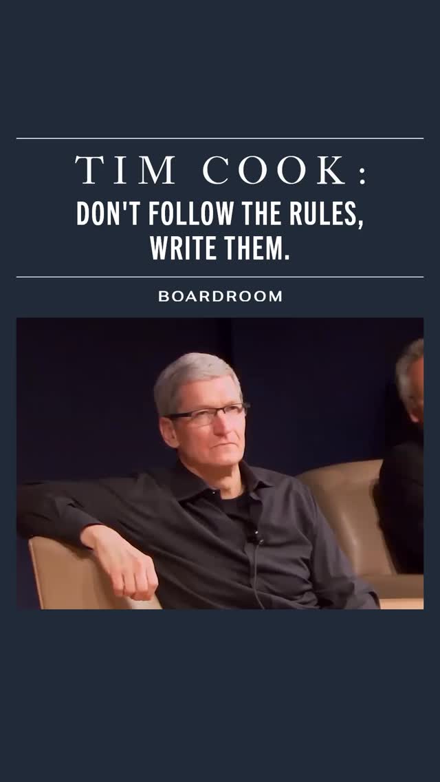 By writing the rules, Tim Cook took Apple from a $350 billion company to over $4 trillion.⁠
⁠
(🎥: @dukefuqua)