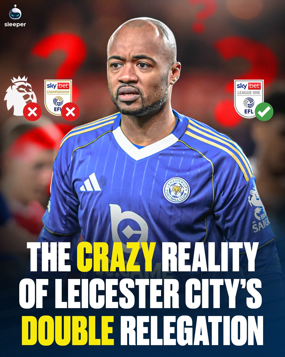 The CRAZY reality of Leicester City’s double relegation… 🦊📉

From Premier League champions, Champions League contenders and FA Cup winners to a League 1 club with financial issues. 🤯

How did it all go so wrong? 😭

#lcfc #efl #derby #nottinghamforest #foxes