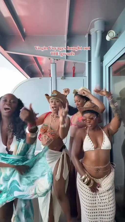 Day3: They bought out THE gworls! 
•
•
@virginvoyages #sailingwithvirgin #explorepage #reels #brandtrip #virginvoyages