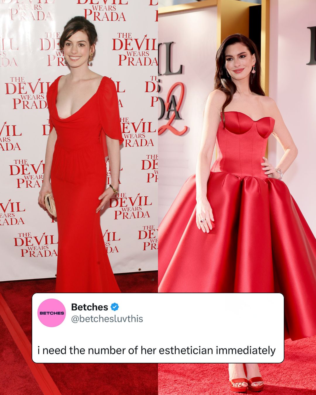 i feel the fact no one wearing cerulean at the Devil Wears Prada 2 premiere is a missed opportunity