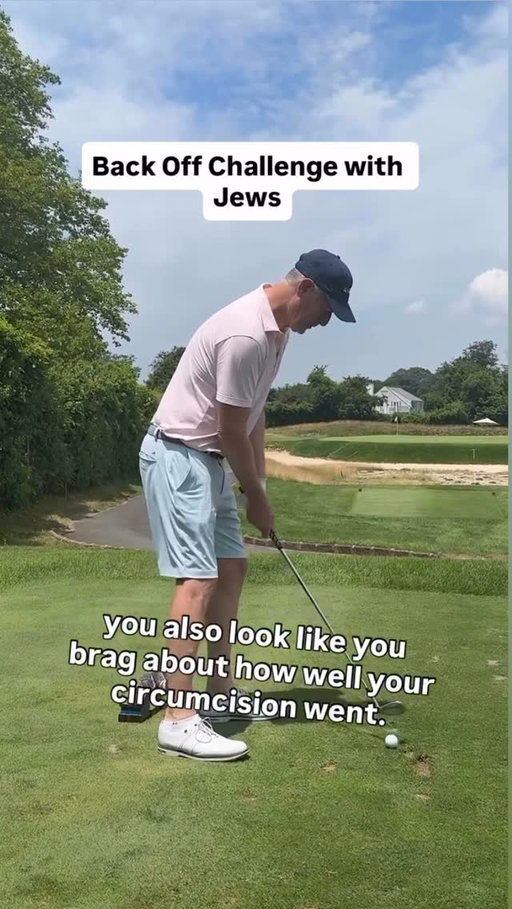 Have you signed up for the Matzah Ball golf tournament yet? We will be running back the “beat the goy” hole where @griffpippin does the back off challenge! May 11th at green valley country club. Link in bio to sign up!