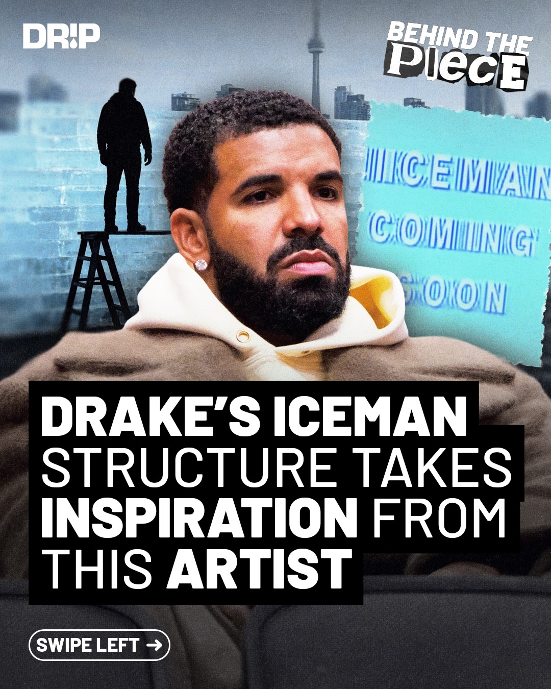 In 2024, Drake’s second account quietly referenced Allan Kaprow, hinting at a deeper conceptual layer behind the ICEMAN rollout. What looked like a random post actually pointed to a much older art philosophy shaping the narrative. 

That same idea now appears in Drake’s Toronto ICEMAN structure, where the album release date is held within an ice installation designed to slowly melt over time. 

How long do y’all think it will take for the ice to fully melt?