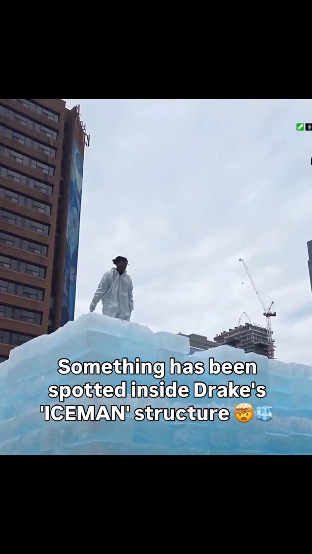 Follow @Bars so you never miss anything Drake related📲 

Something has been spotted inside Drake’s ‘ICEMAN’ structure 👀🧊

Is it the album release date?