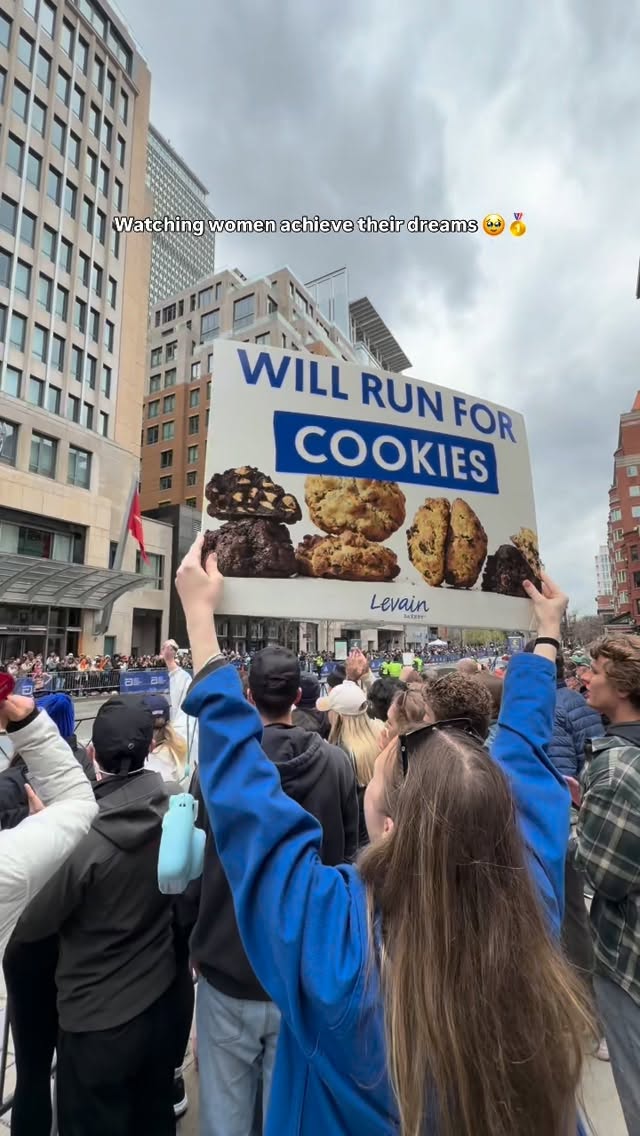Watching the first set of women finish the marathon had us 🥹 Congratulations to all who ran in the Boston marathon yesterday, we are so inspired by you all 💙
 
P.S. don’t forget to grab your free cookie when you show your medal at either Boston location through today!