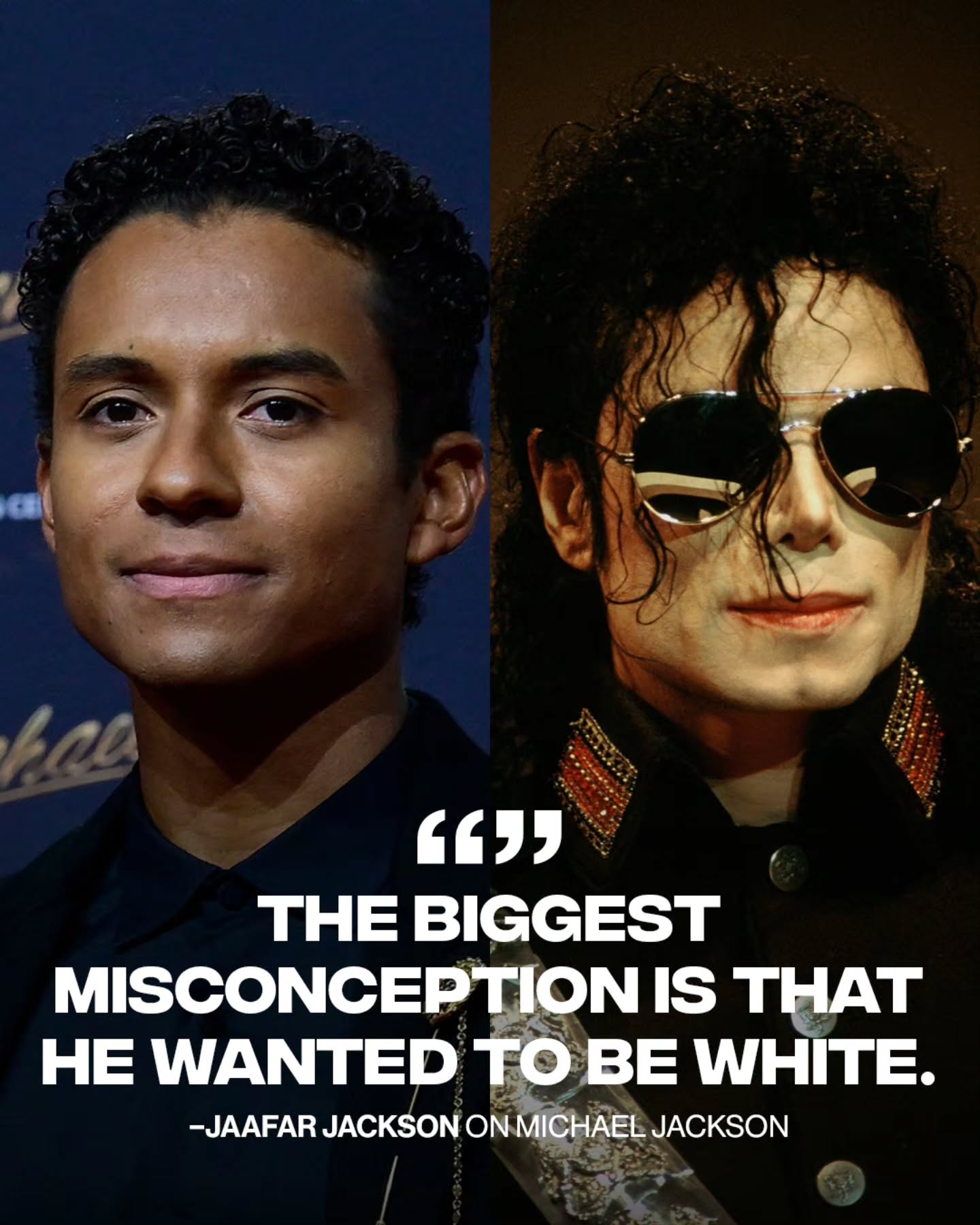Jaafar Jackson talked about the biggest misconception of his uncle Michael Jackson, which he portrays in the biopic 'MICHAEL'

📷: Lionsgate/ Getty Images