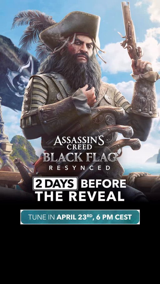 Our favorite pirate legend, Blackbeard himself. Only two more days until the worldwide reveal showcase!