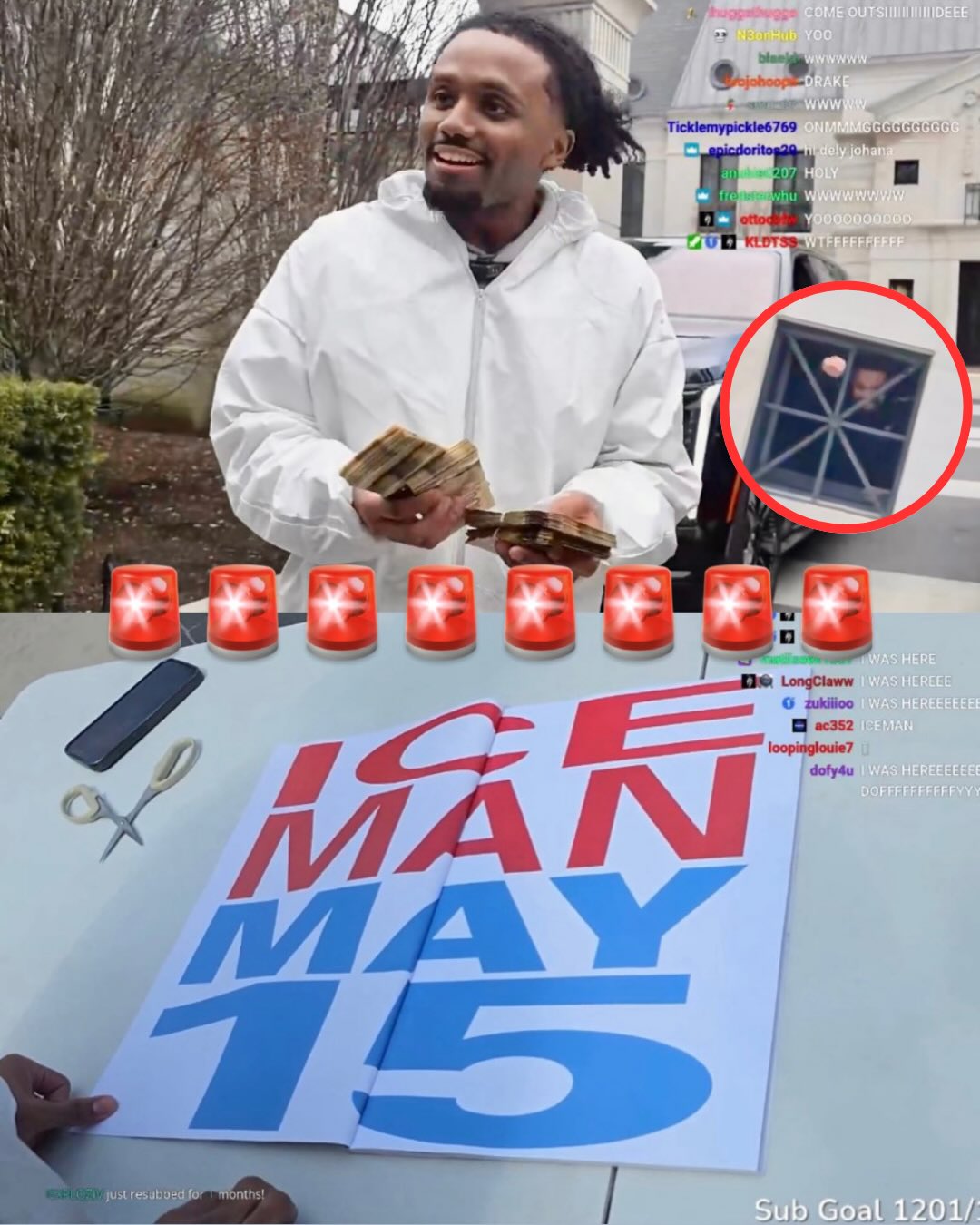 DRAKE UNVEILS ICEMAN RELEASE DATE AND GIVES STREAMER SO MUCH MONEY 😭💰 (via @almightykishka)