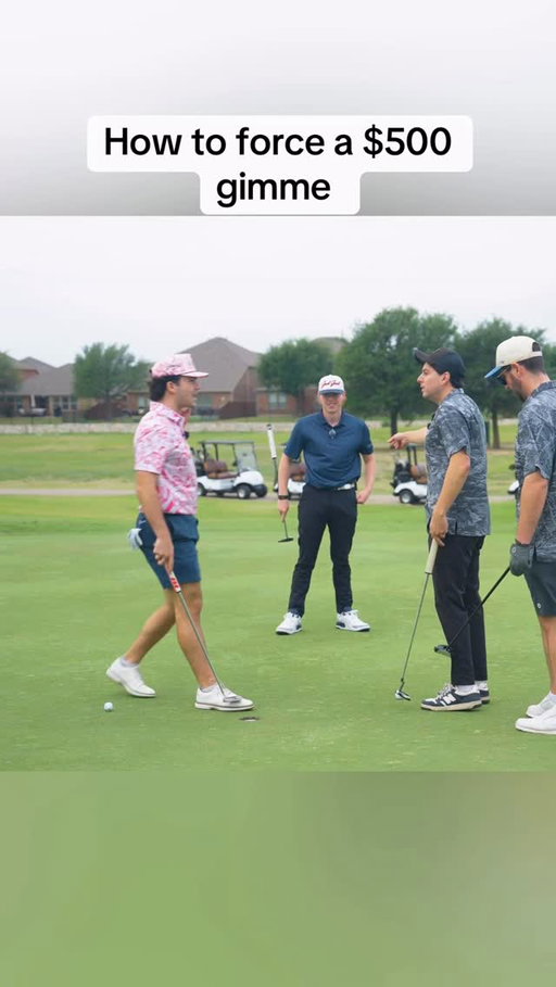 He said the putt was good! Honest mistake.#golf