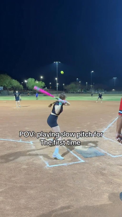 First slow pitch game 🤯🥎
#slowpitch #baseballislife #hitting