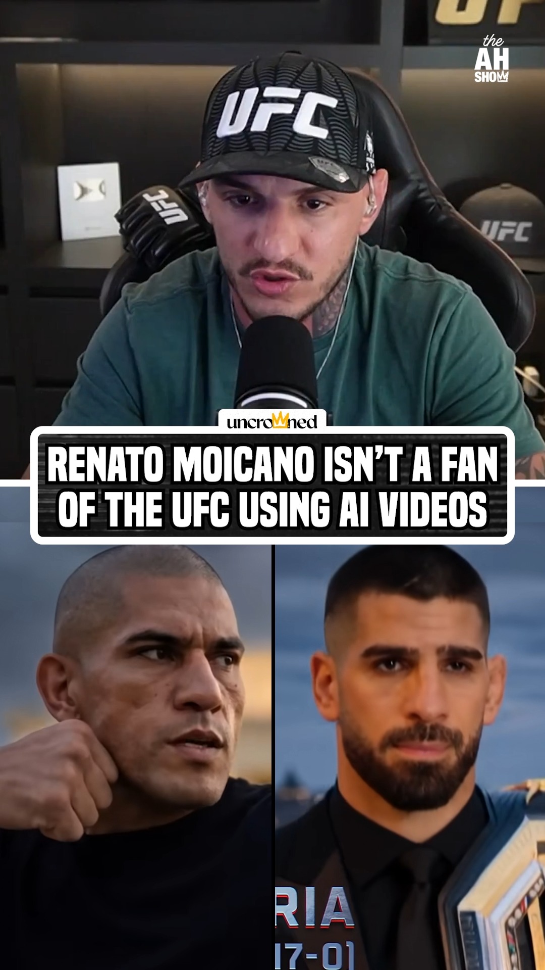 "If you can’t put Alex Pereira or Ilia Topuria on a plane and have them in front of the White House, I don’t think that’s good. I think that’s sloppy... That’s brain rot."

Do you agree with Moicano? 🤔 #HelwaniShow