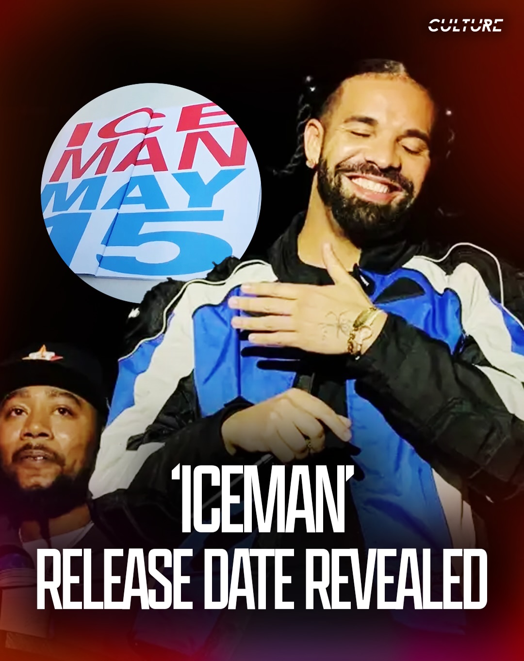 Drake’s Iceman album release date has finally been decoded. 

Streamer Kishka discovered a folder atop the Iceman ice sculpture in Toronto today which revealed Drizzy’s upcoming LP is set to arrive on May 15.