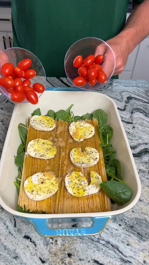 Italian spaghetti casserole #dinner #easycooking #foodi